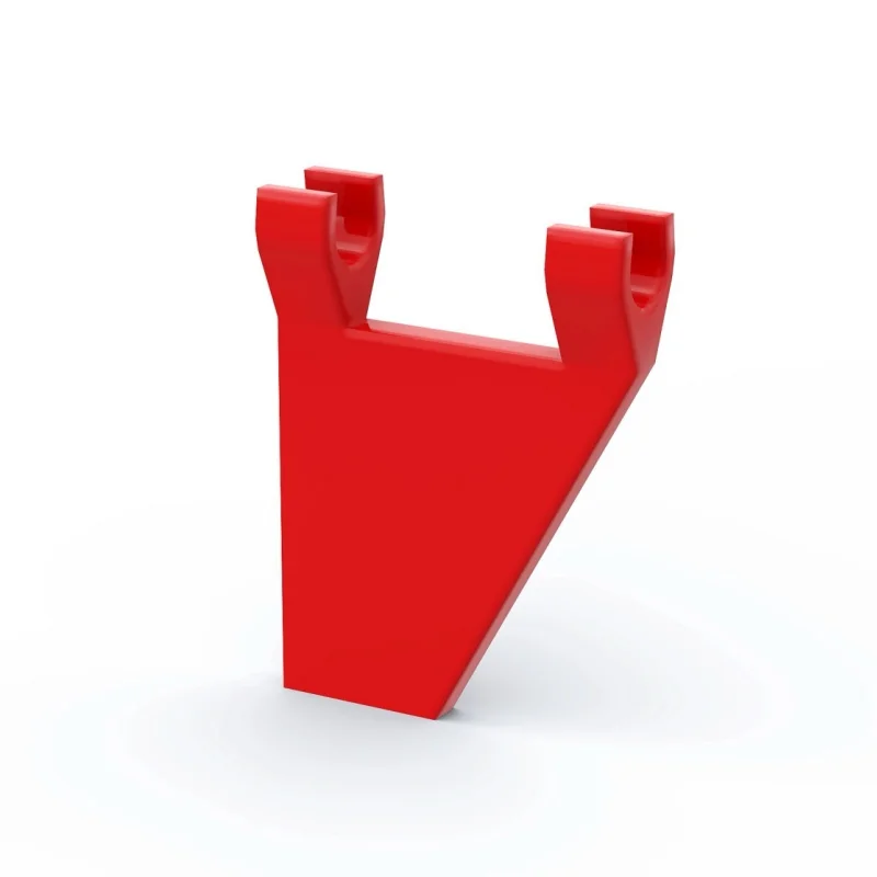 10PCS BANNER 26 DEG. W/ 2 HOLDERS Signs, Flags & Poles Compatible With 44676 80324 MOC Self-Locking Bricks Building Blocks Toys