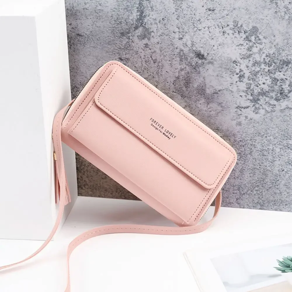 Women Fashion Shoulder Strap Bag Tassel Handbags Long Wallet Cell Phone bag Multifunction Crossbody bags Small Card Holder сумка