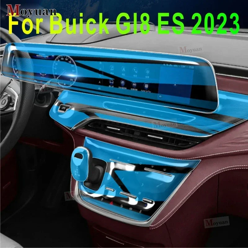 

For Buick Gl8 ES 2023 Car Gearbox Panel Navigation Screen Automotive Interior TPU Protective Film Anti-Scratch Sticker