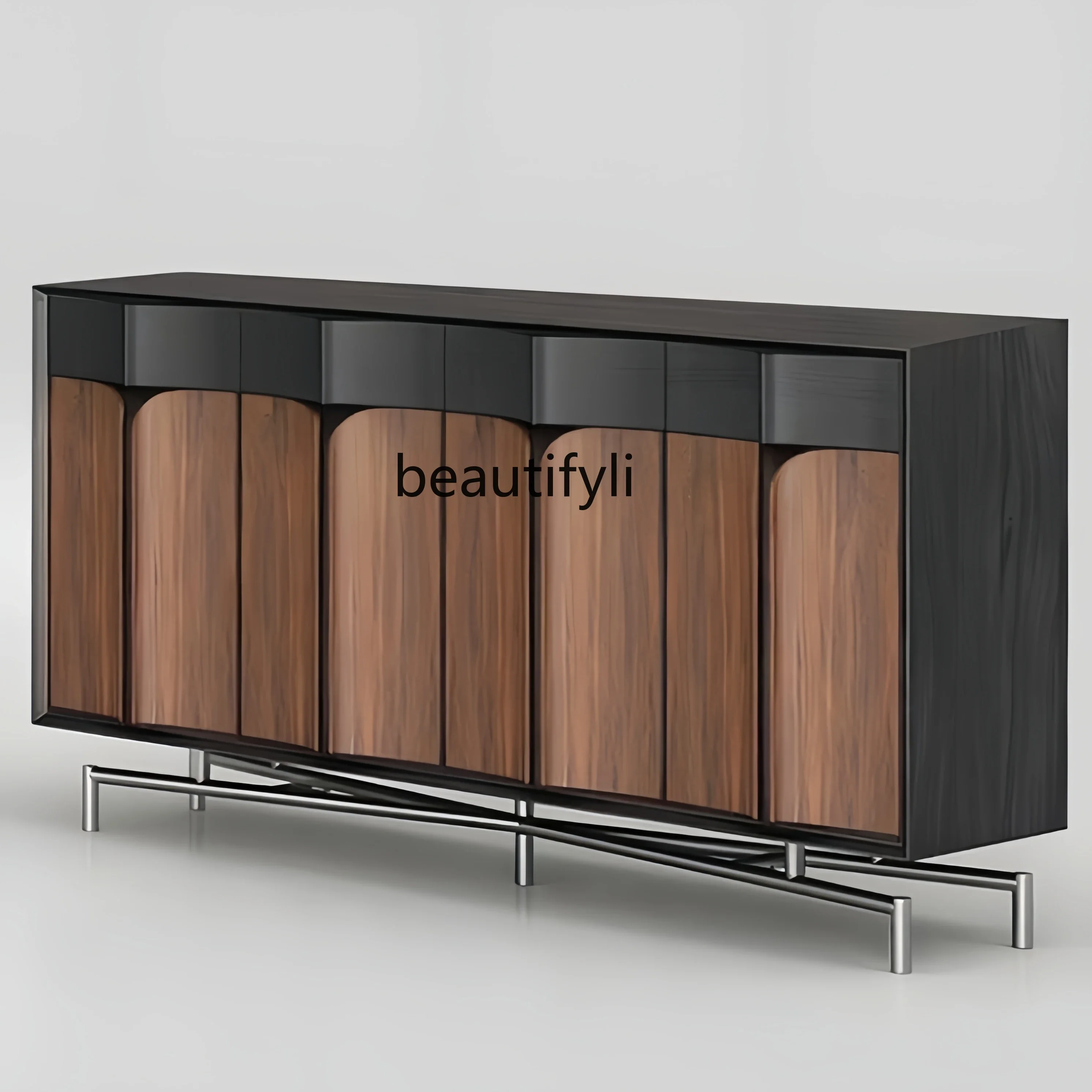 

Asmt56Medieval style dining side cabinet French retro entrance cabinet Solid wood storage Storage restaurant decorative cabinet