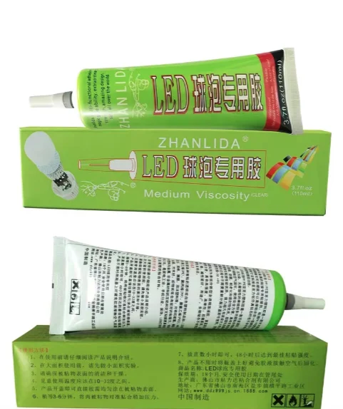 LED Bulb Transparent Glue Protective Cover Bubble Housing Assembly Accessories Lamp With Aluminum Substrate Metal Plastic