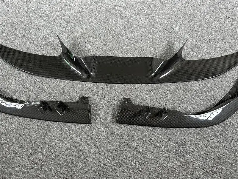 ForFerrari F8 Body Kits Carbon Fiber N Style Front Lip Rear Diffuser Side Skirts Air Vents Bumper Upgrade Condition New 2