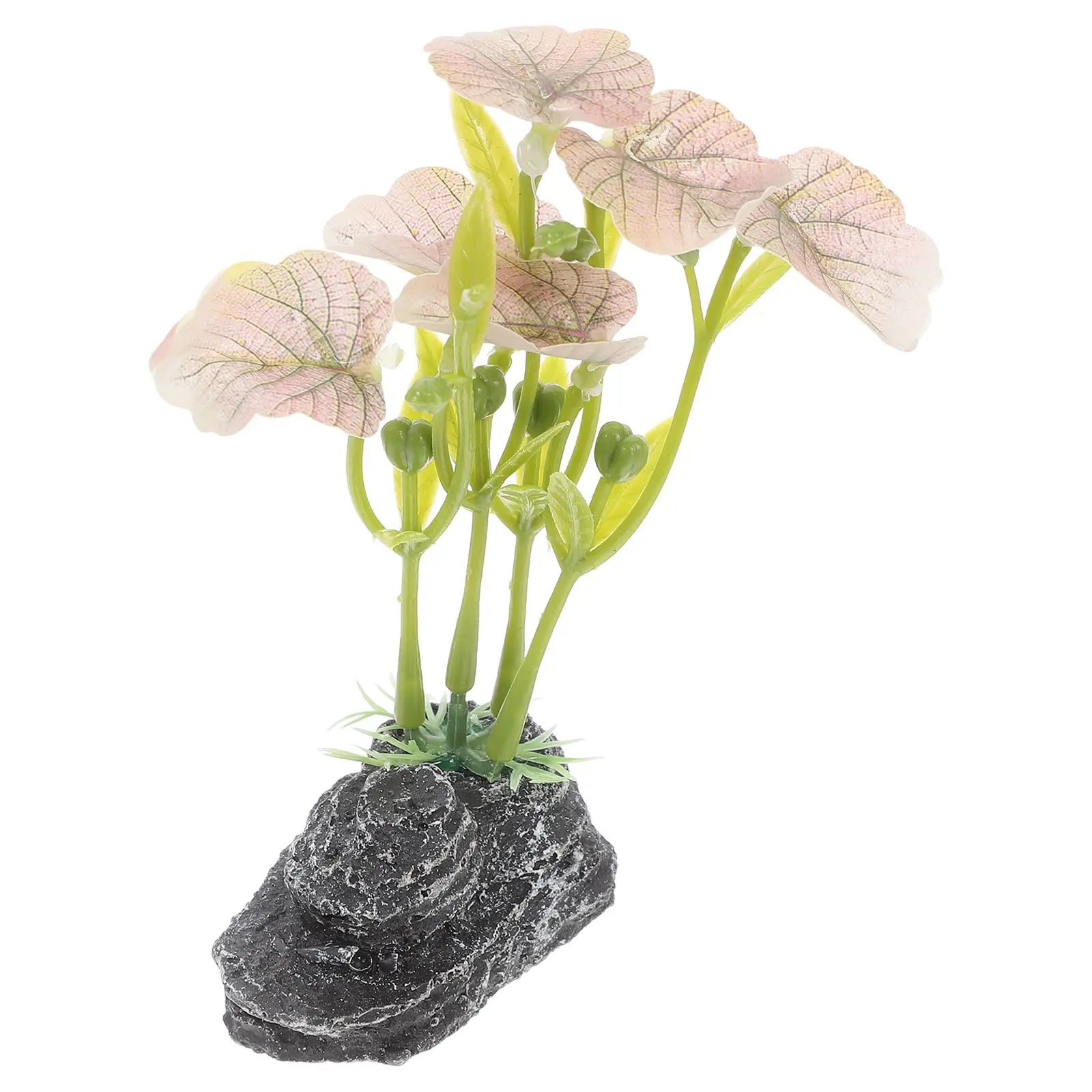 

Simulated Plant Ornaments Resin Materials Reptile Aquarium Betta Hideout Amphibian Accessories Bearded Dragon Decor Toys Plastic