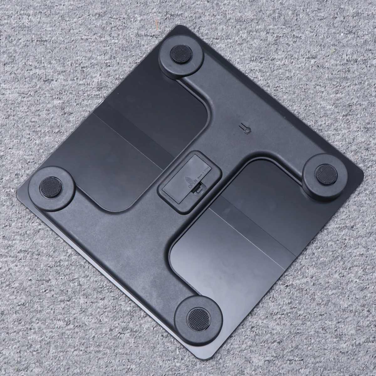 

Стеклянные квадратные высокоточные весы Платформа из закаленного стекла Цифровой легко читаемый ЖК-дисплей Черный