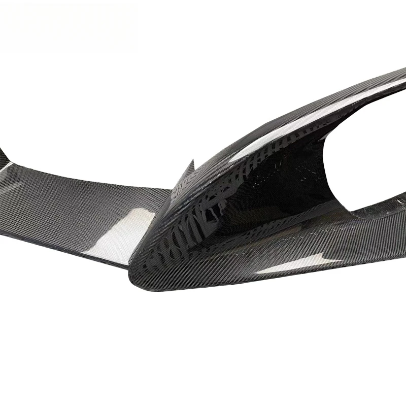 Superior Quality Carbon Fiber Front Lip Spoiler, i8 Car Bumper Upgrade Tuning Body Parts