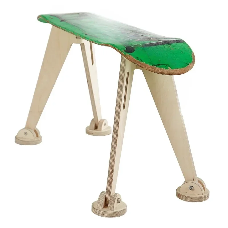 Skateboard stool bracket dining chair cafe studio outdoor creative furniture stool industrial style