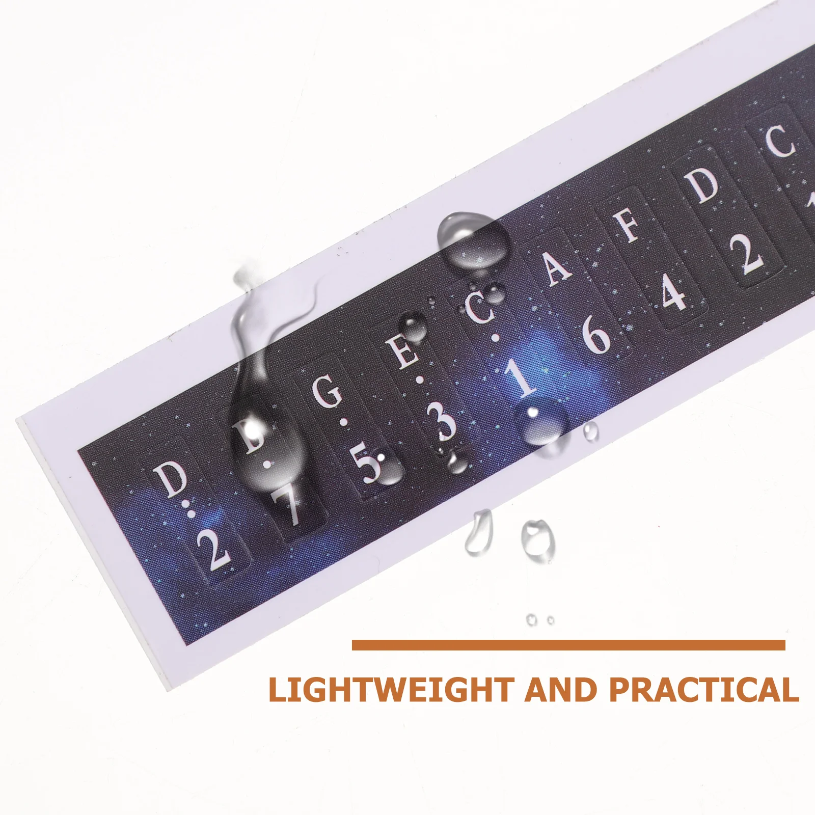 

5Sets Thumb Piano Keyboard Note Stickers Lightweight Durable Training Reminder Beginner Learning Instrument Accessories