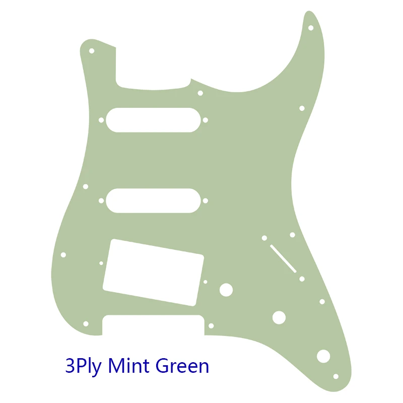 Xin Yue Custom Guitar Parts - For US Fender Strat,USA And Mexican Standard, ST HSS With PAF Humbucker Angle Guitar Pickguard