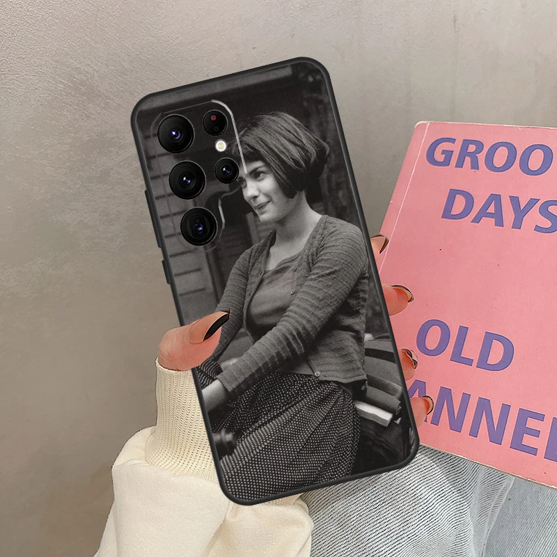 Etui z motywem plakatu filmu Amelie na Samsung Galaxy S25 Ultra S20 S21 S22 S23 S24 Ultra S9 S10 Plus S25 FE Cover Coque