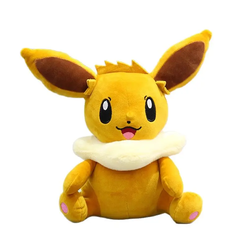 32cm Creative Pokemon Eevee Stuffed Doll Double Sided Flip Reversible Plush Toy Flareon Squirtle Charmander Eevee Snorlax Dolls