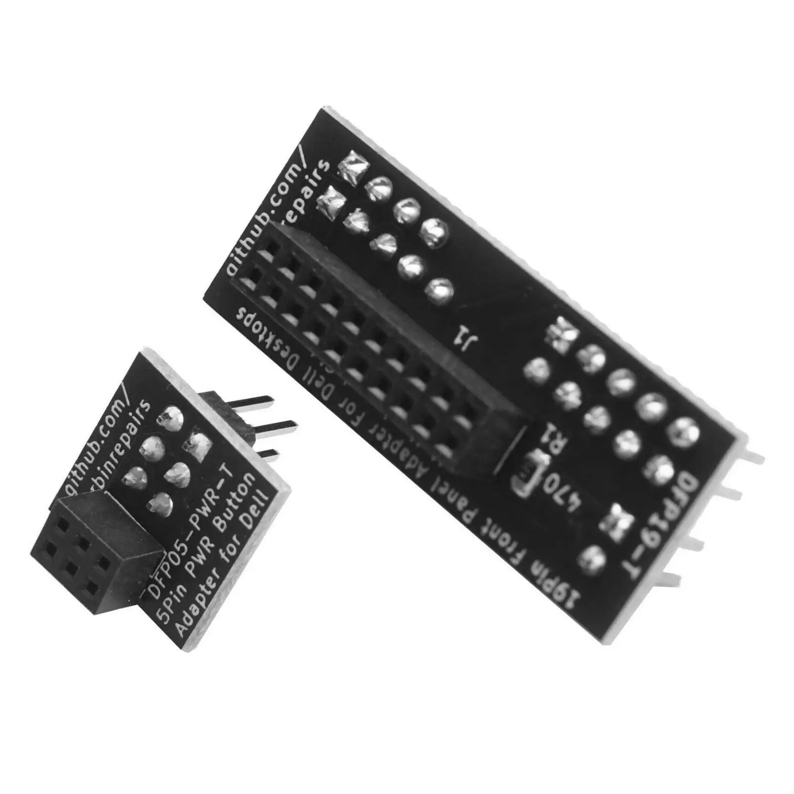 Adaptadores de conector do painel frontal, o adaptador de cabeçalho, adequado para Dell Optiplex 7010 9010 7020 9020 e precisão T1700