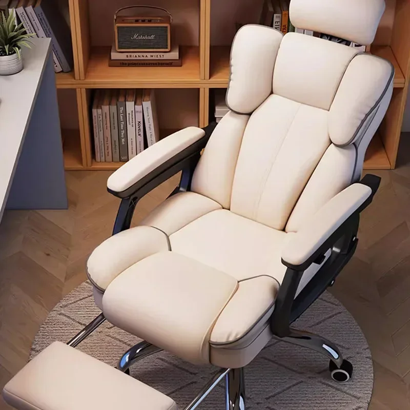 

Office Desk Chair Dining Wooden Chairs Executive Transparent Transformer Swivel Leg Rest Dresser Computer Living Room Leather Pc