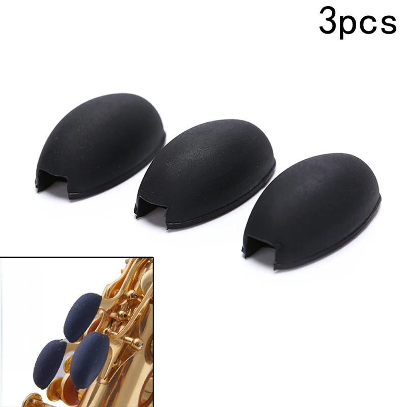 3 teile/paket Saxophon Gummi Schlüssel Steigleitungen Bläser Instrument Daumen Finger Rest