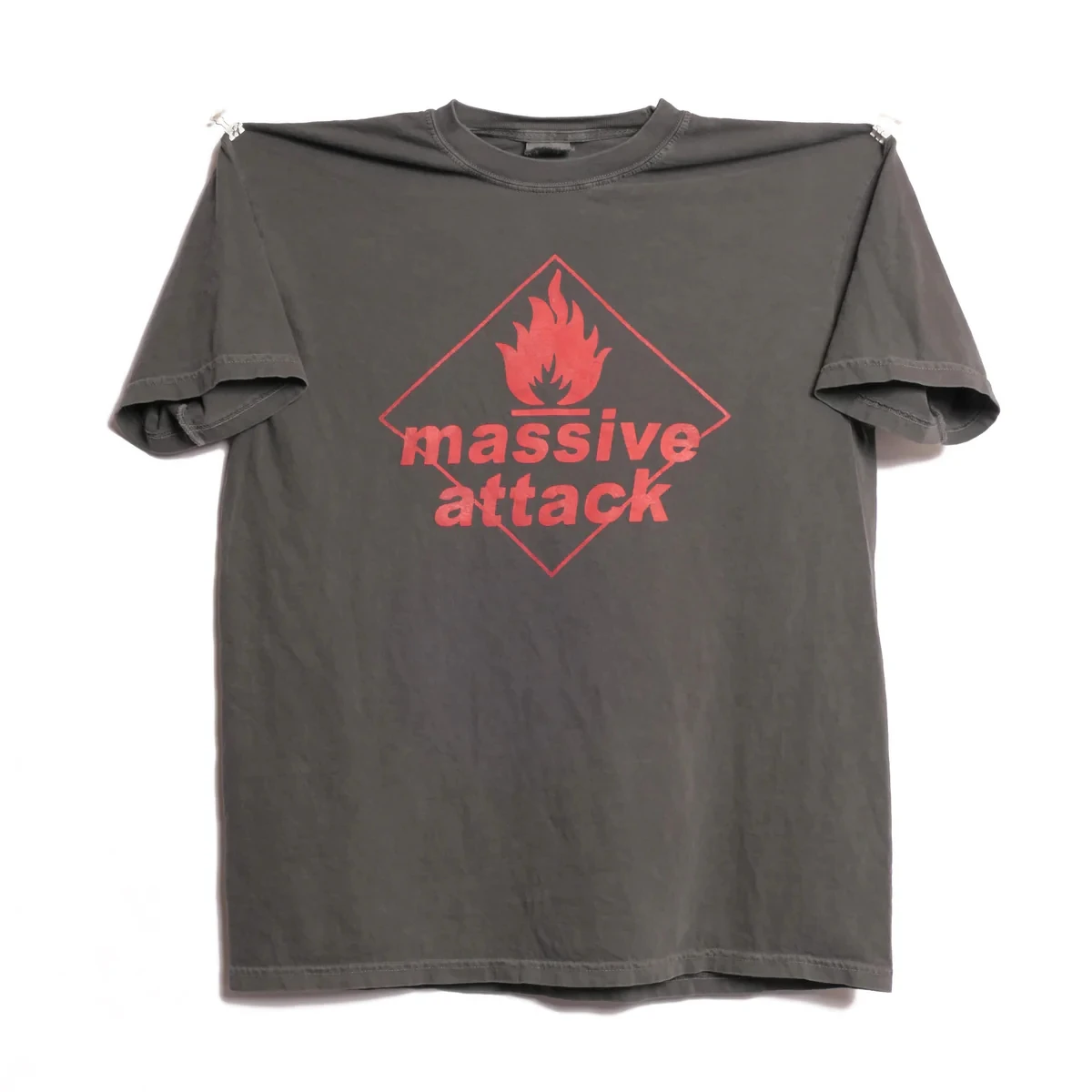 Massive Attack Tee Men's T-shirts for Summer Unisex All-Season Men's T-Shirt Black Casual Crew Neck Tee