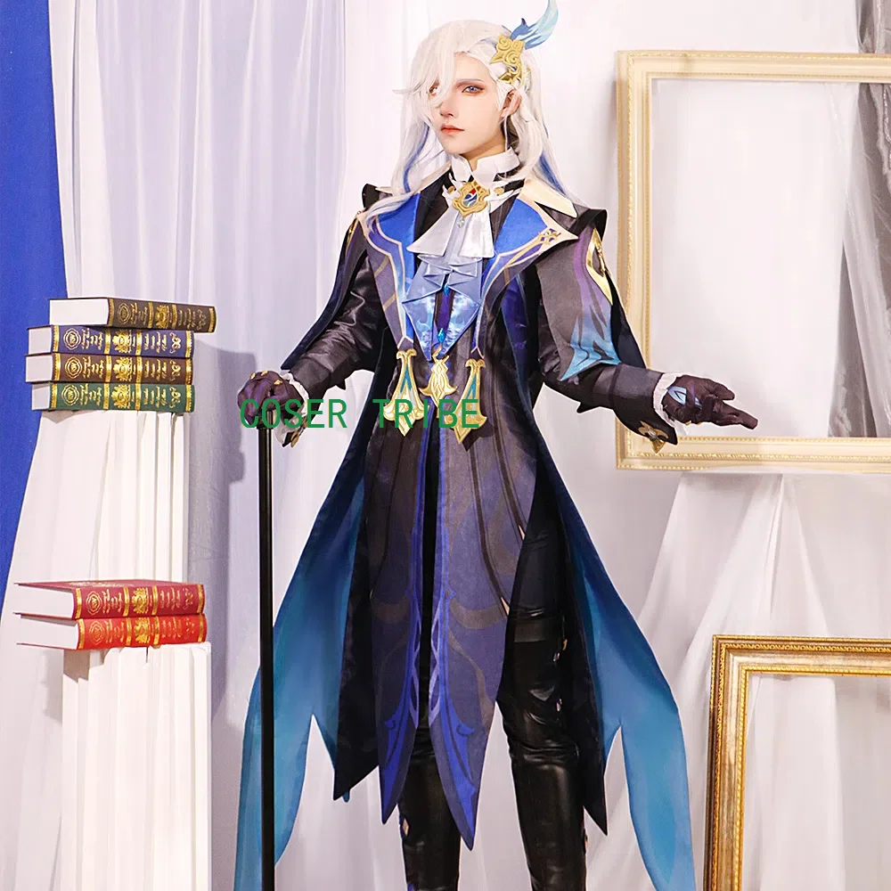 COSER TRIBE Genshin Impact Neuvillette Cosplay Costume Cos Game Anime Party Uniform Hallowen Play Role Clothes Clothing