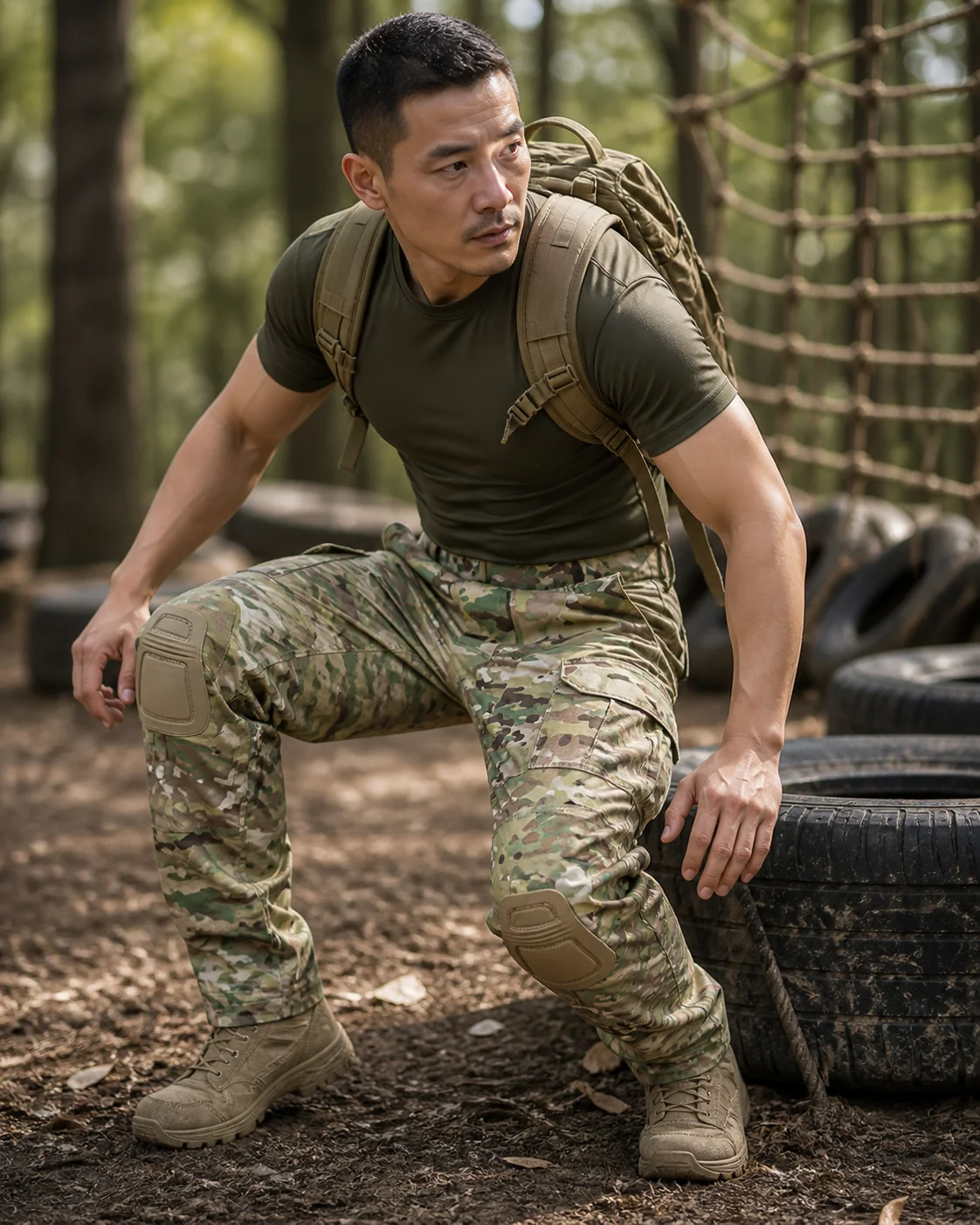 Men Tactical Outdoors G3 Hiking Training Pants with Knee Pads Sport Tactico Trousers MC Gen3 Hunting Multicam Camouflage