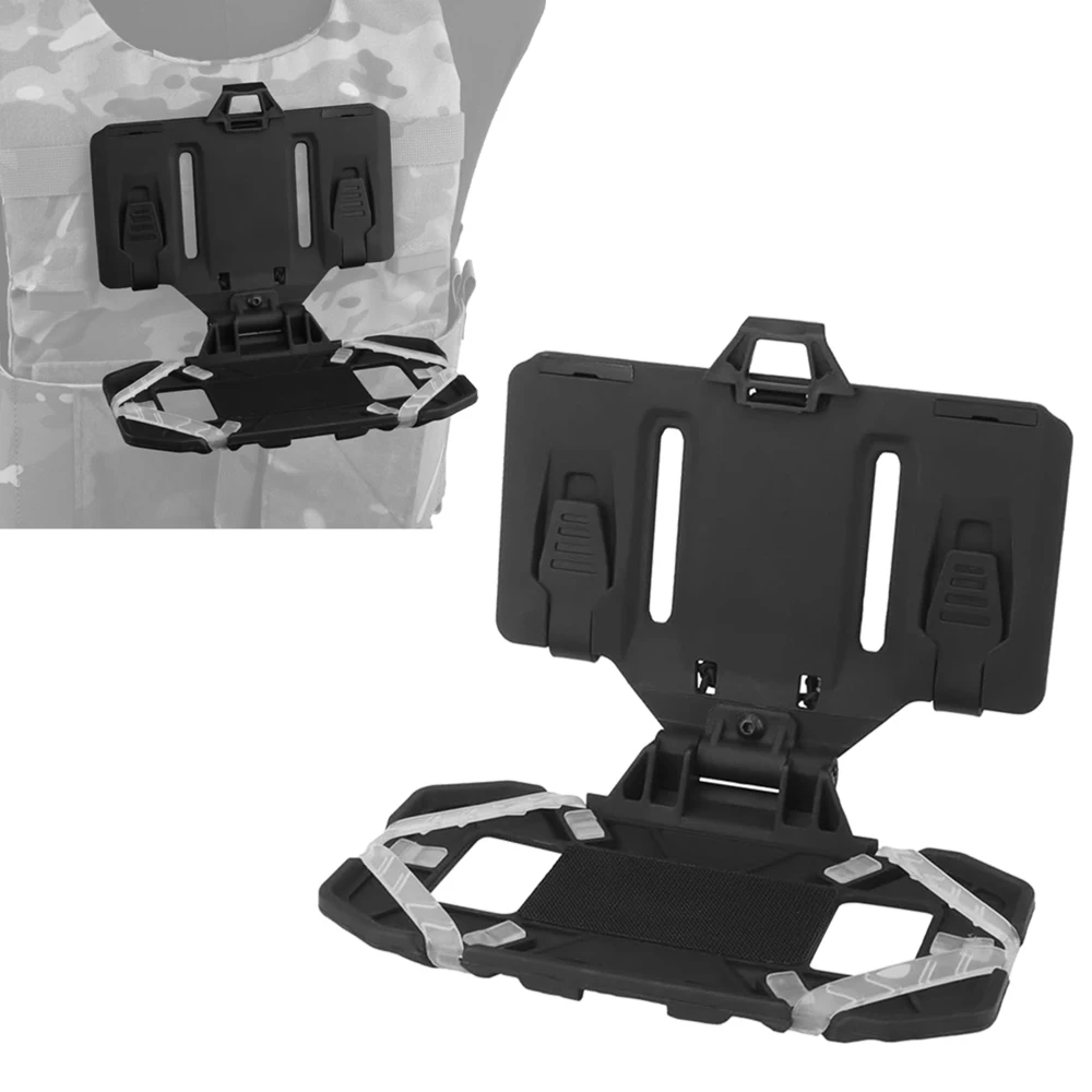 Vest Mobile Phone Rack Tactical Folded Navigation Board Mobile Phone MOLLE Holder Hunting Paintball Chest Bag Map Bag