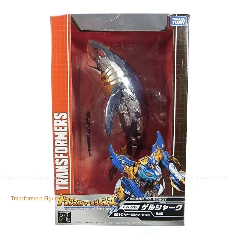 แฟน Hobby Original Transformer LG-06 Gelshark ‌   G1 ภาพยนตร์การ์ตูน Action Figure อะนิเมะ Movable หุ่นยนต์ยอดนิยมของเล่นสะสมของขวัญ