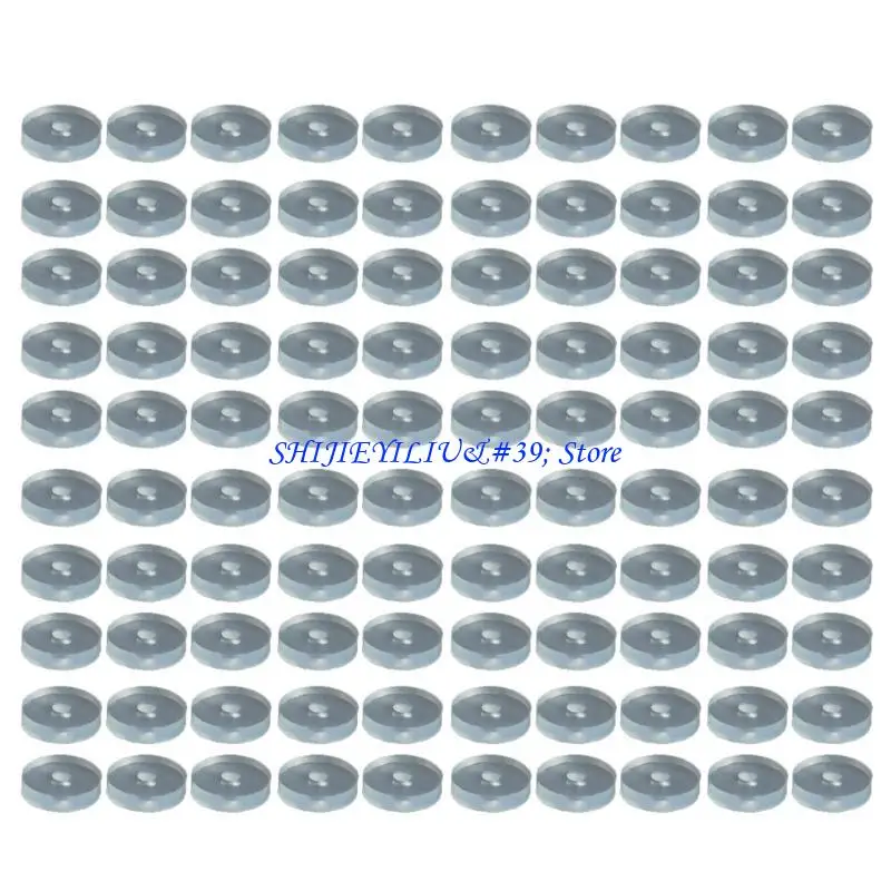 

E21F 100pcs Silicone Healing Discs Set Earring Back Stopper Earlobe Support Patches
