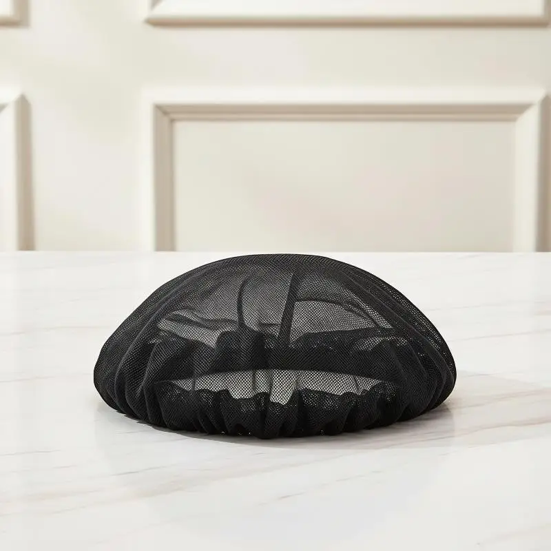 Reusable Breathable Mesh Hair Caps Soft Elastic Band Odorless Fabric For Kitchen Food Service Staff