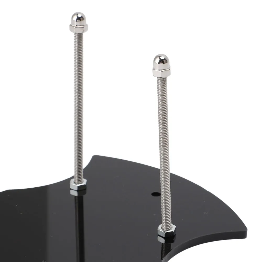 2Pcs Collectible Acrylic Sword Holder Rack 15x9.5cm Different Colors Axe Holder Stand Vertical Display Rack Home Decor