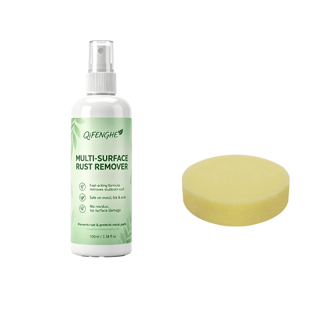 Fast-Acting Rust Remover, Multi-Surface for Metal Car Home Tile, No Damage, 100ml