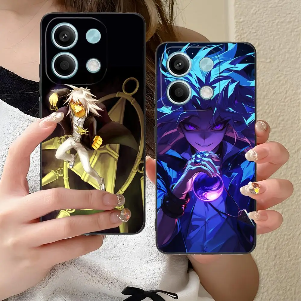 حافظة هاتف محمول Yugioh Yami Bakura لهاتف Xiaomi Redmi Note 14 13 12 11 S Pro Plus 4G 5G غطاء طباعة ملون هاتف ذكي جميل #5