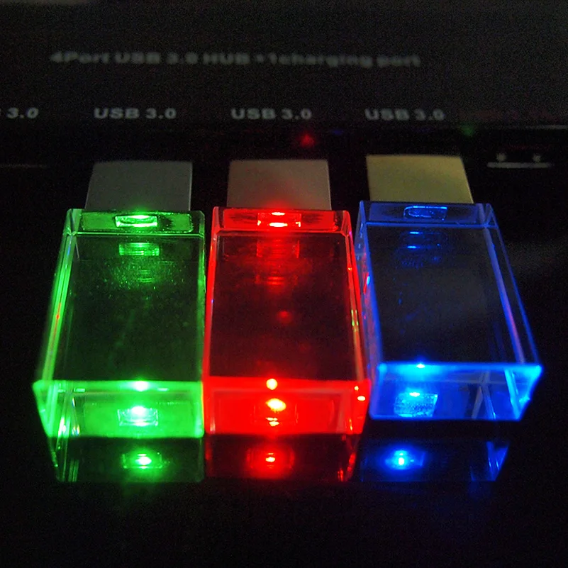 고속 메이플 우드 크리스탈 USB 2.0, 128GB 플래시 드라이브, 64GB, 무료 커스텀 로고, 32GB, 16GB 펜 드라이브, 나무 상자, 창의적인 선물, 10 개
