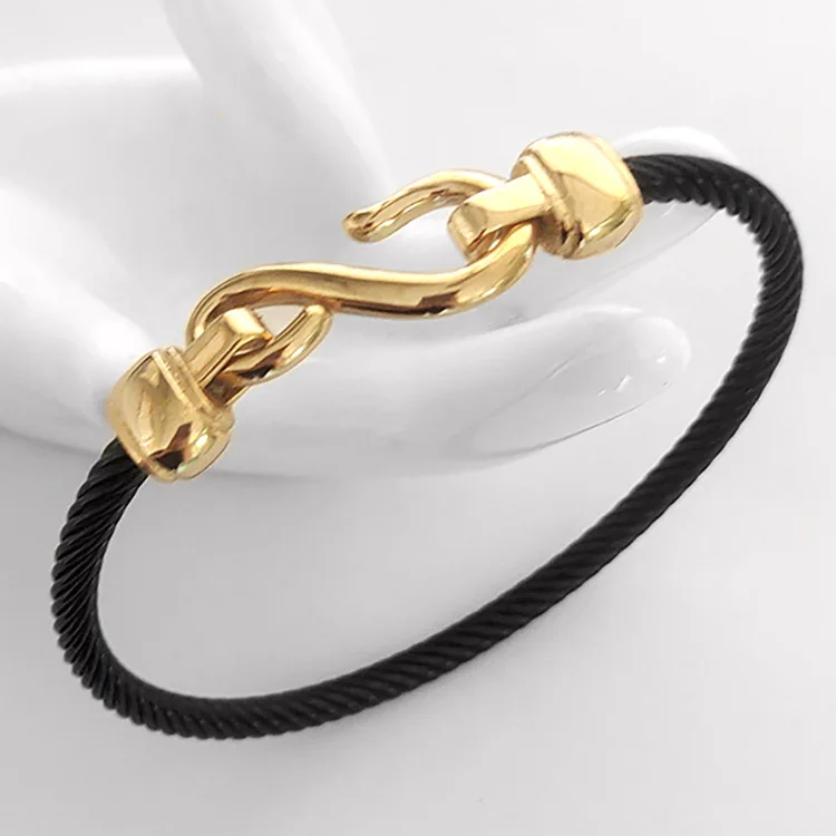 

New 2022 Stainless Steel Colorful Bracelet Women's S Hook Fashion Personality Jewelry Prom Party Stage Show Accessories Gift