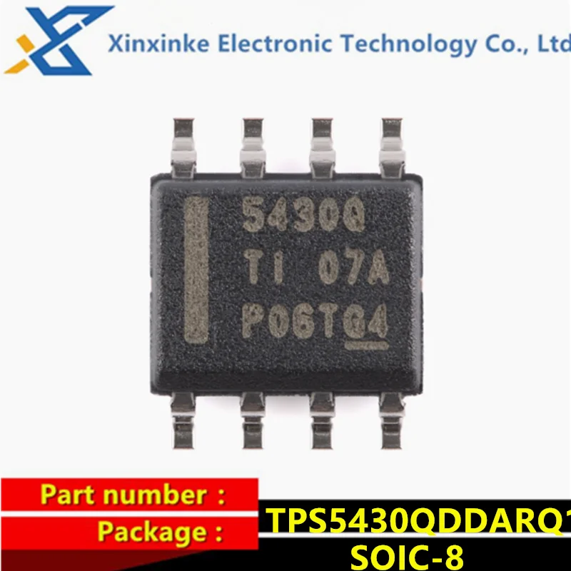 

TPS5430QDDARQ1 Marking：5430Q SOIC-8 Switching Voltage Regulators 3A Wide-Input-Range Step-Down Converter Power Management ICs