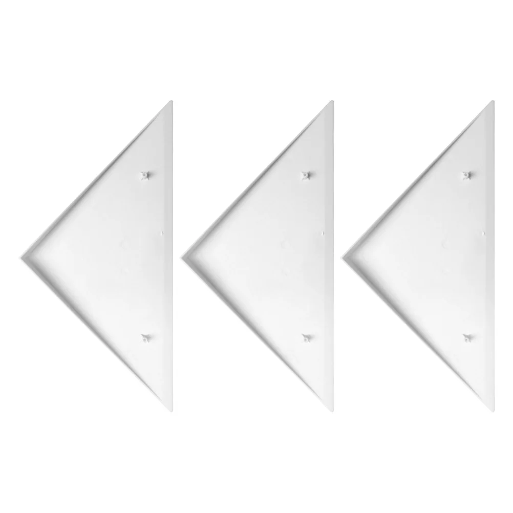 

3pcs Foosball Table Accessories Durable ABS Plastic Corner Protectors Guard Covers Green Triangle Shape Easy Clean Anti Scratch