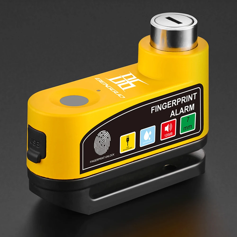 

Мотоциклетный противоугонный замок для дискового тормоза, водонепроницаемый, защитный замок для мотоцикла, аксессуары для мотоциклов и велосипедов