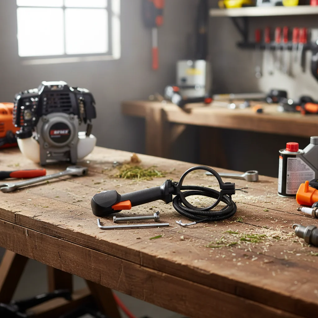 

593970501 Комплект рычага управления дроссельной заслонкой для Redmax Ebz8550 Ebz8550rh, детали садовых инструментов, ручка рычага управления дроссельной заслонкой в сборе