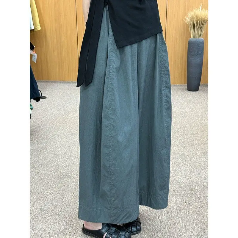 2025 New Summer Style Light and Comfortable Japanese Loose Casual Pants Quick-drying Wide-leg Pants