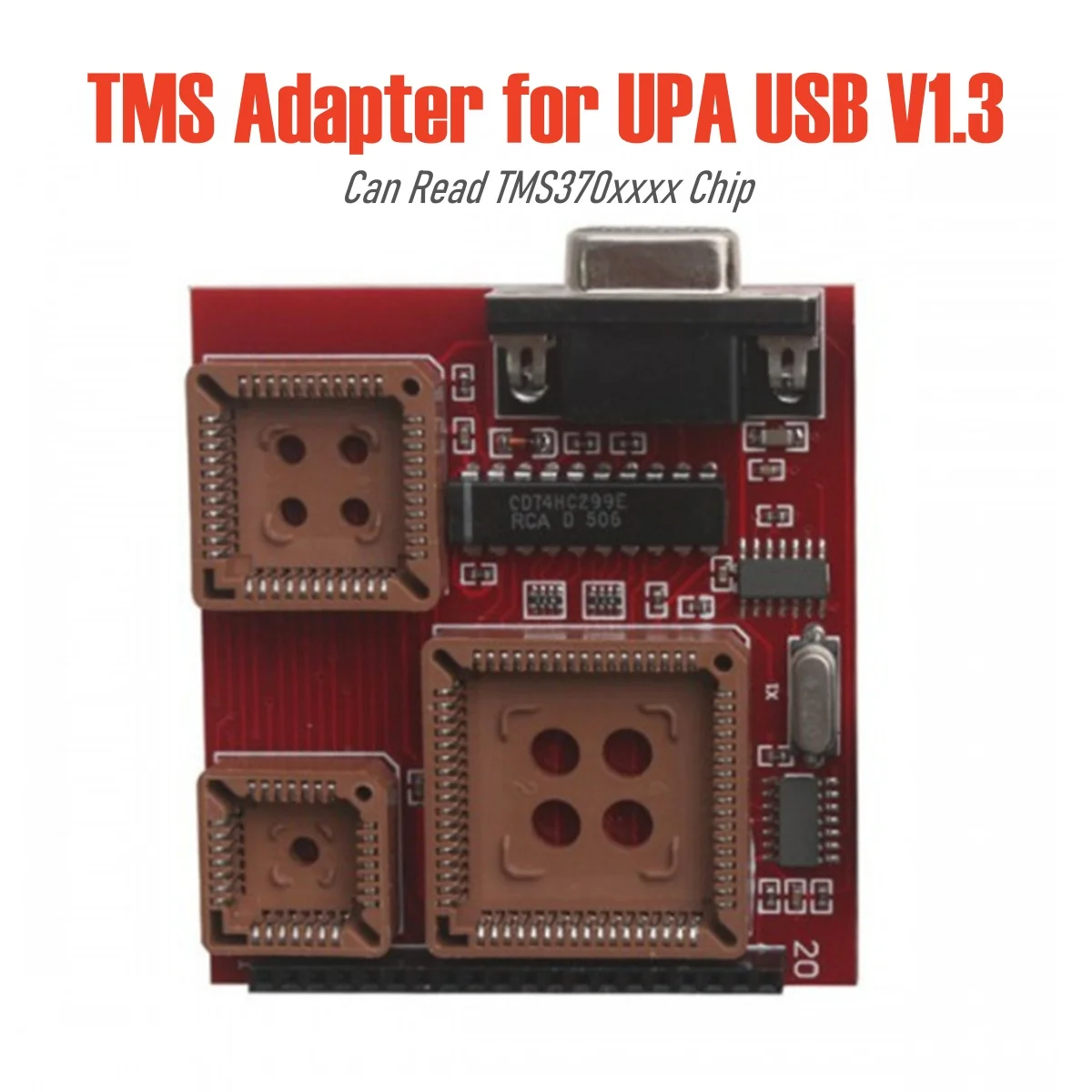 

Адаптер EEPROM UPA TMS TMS370 работает для программатора ECU UPA USB V1.3