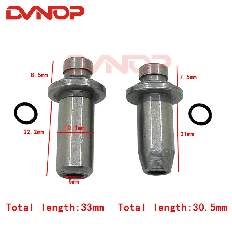 Motorcycle Engine Valve Intake Exhaust Stem Valve For GY6-125 152QMI Go Carts Dirt Bike ATV Scooter Moped TaoTao