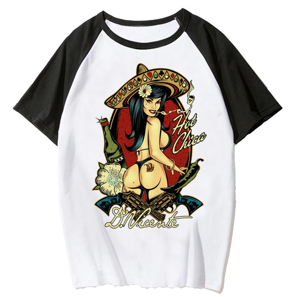 Rockabilly tshirt women summer funny Japanese t shirt girl harajuku clothes