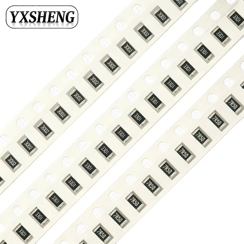 100PCS Resistor 1% 1206 SMD 1 10 100 150 220 330 470 1R~1MΩ 1K 2.2K 3.3K 4.7K 10K 100K 200K 1R 10R 100R 200R 220R 330R Ohm