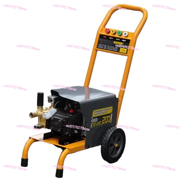 

The Household 3.0 KW 220 Volt Permanent Magnet Inverter Motor 15MPA M8 Pressure Washer Is Equipped with 1 Spray Gun
