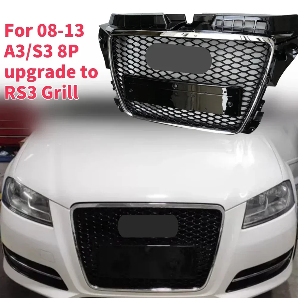 

Для RS3 Style Front Sport Hex Mesh Honeycomb Hood решетка для A3/S3 8P 2009 2010 2011 2012 2013 Новинка