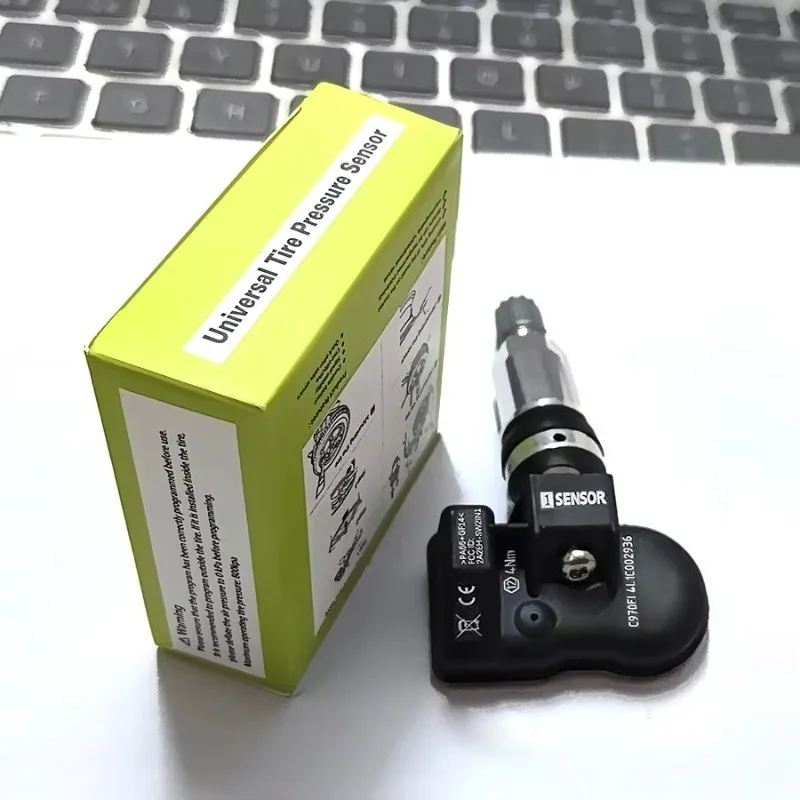 Programmable TPMS Sensor Dual Frequency Built‑in Tire Pressure Monitoring Sensor Auto Replacement Part