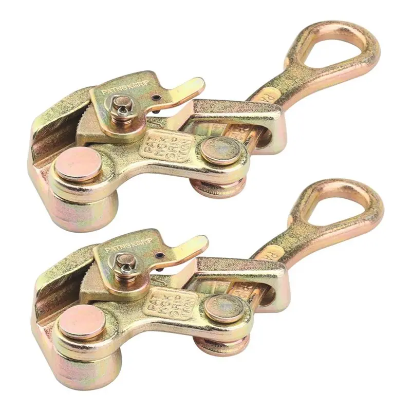 

Кабельный захват ABFU, 2 шт., 1 тонна (2210 фунтов), стальной, для тросов и кабелей, подходит для кабелей диаметром 2,5-16 мм.