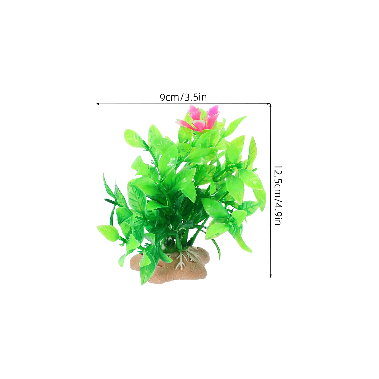 6Pcs Fake Aquatic Plants for Aquarium Freshwater Resistant Decorative Plastic Flora Easy Clean Fish Tank Landscaping Supplies