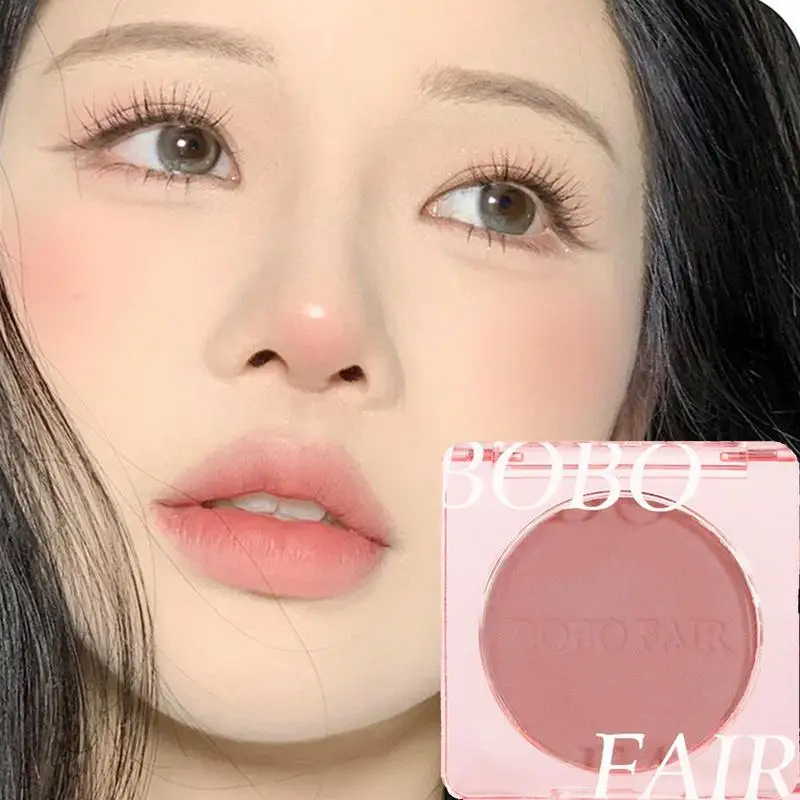 Blush Make-Up Palet Gezicht Minerale Blusher Poeder Rouge Lage Verzadiging Langdurige Natuurlijke Crème Tint Oranje Perzik Roze Blush