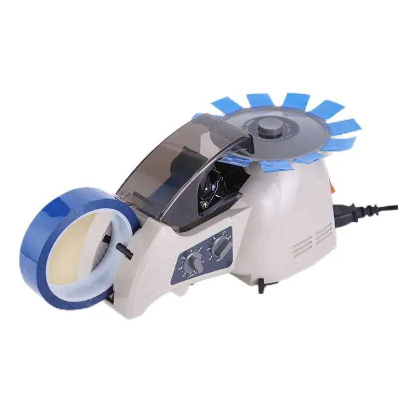 Máquina de papel adhesivo de disco ZCUT-8, dispensador automático de cinta, cortador de balas HJ-3