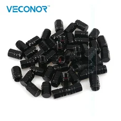 Veconor 48PCS Universal Aluminum Hexgon Style Auto Car Tyre Valve Caps Motorcycle Bicycle Wheel