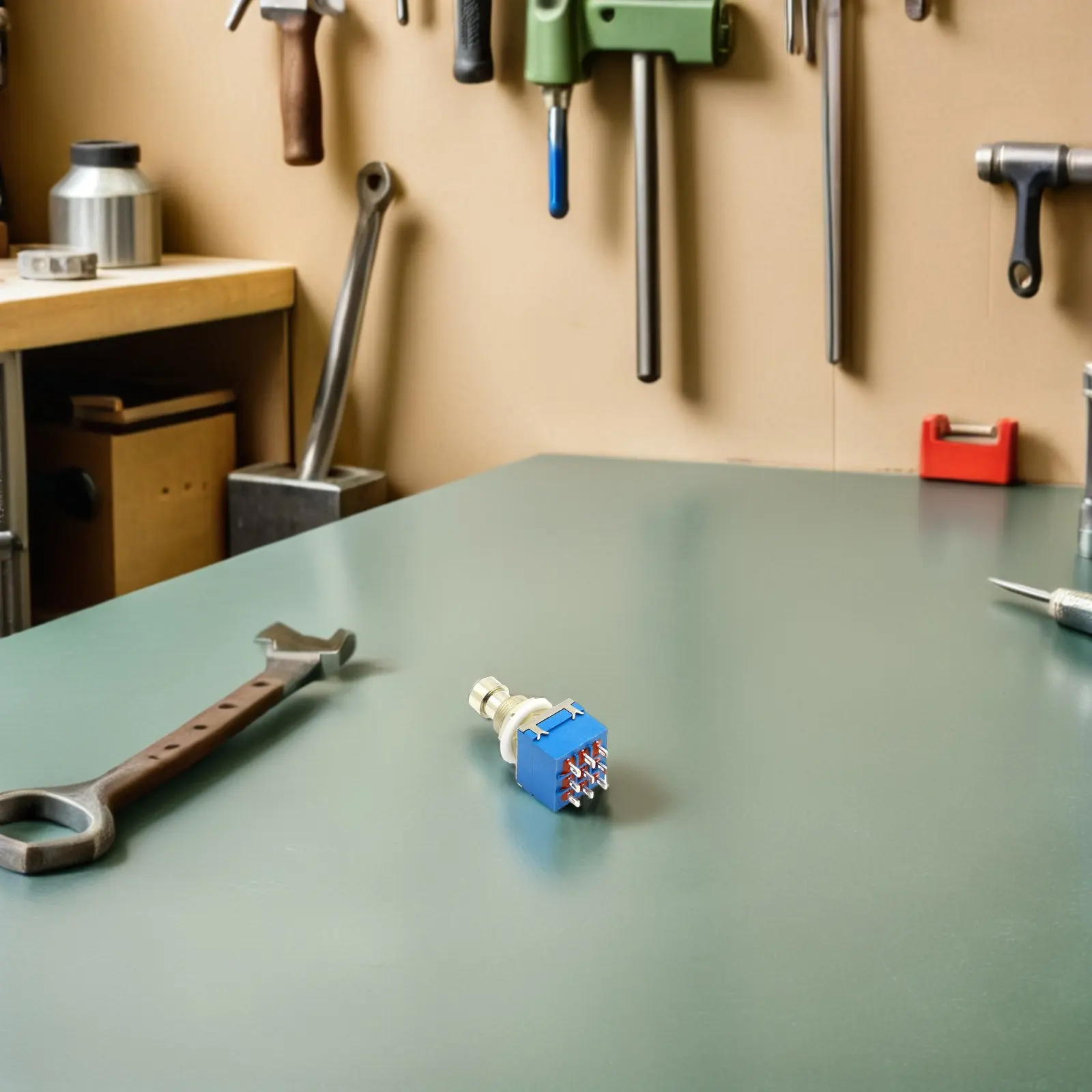 2 interruptores de pedal de efectos de guitarra True Bypass de metal, tipo Stomp Box, para reemplazo de botón de pedal de guitarra