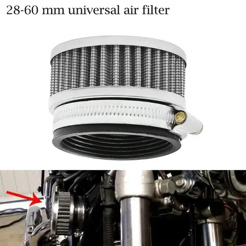 28Mm-60Mm Universele Motorfiets Luchtfilter Atv Crossmotor Sportinlaat Voor Honda Kawasaki 50Mm Moto Luchtfilter