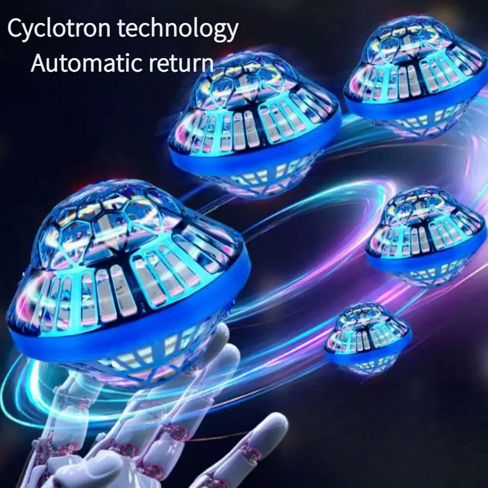 

НЛО летающий спиннер, волшебный индукционный левитационный гироскоп со светодиодной подсветкой, ручной спиннер, игрушка для снятия стресса, забавные взрослые