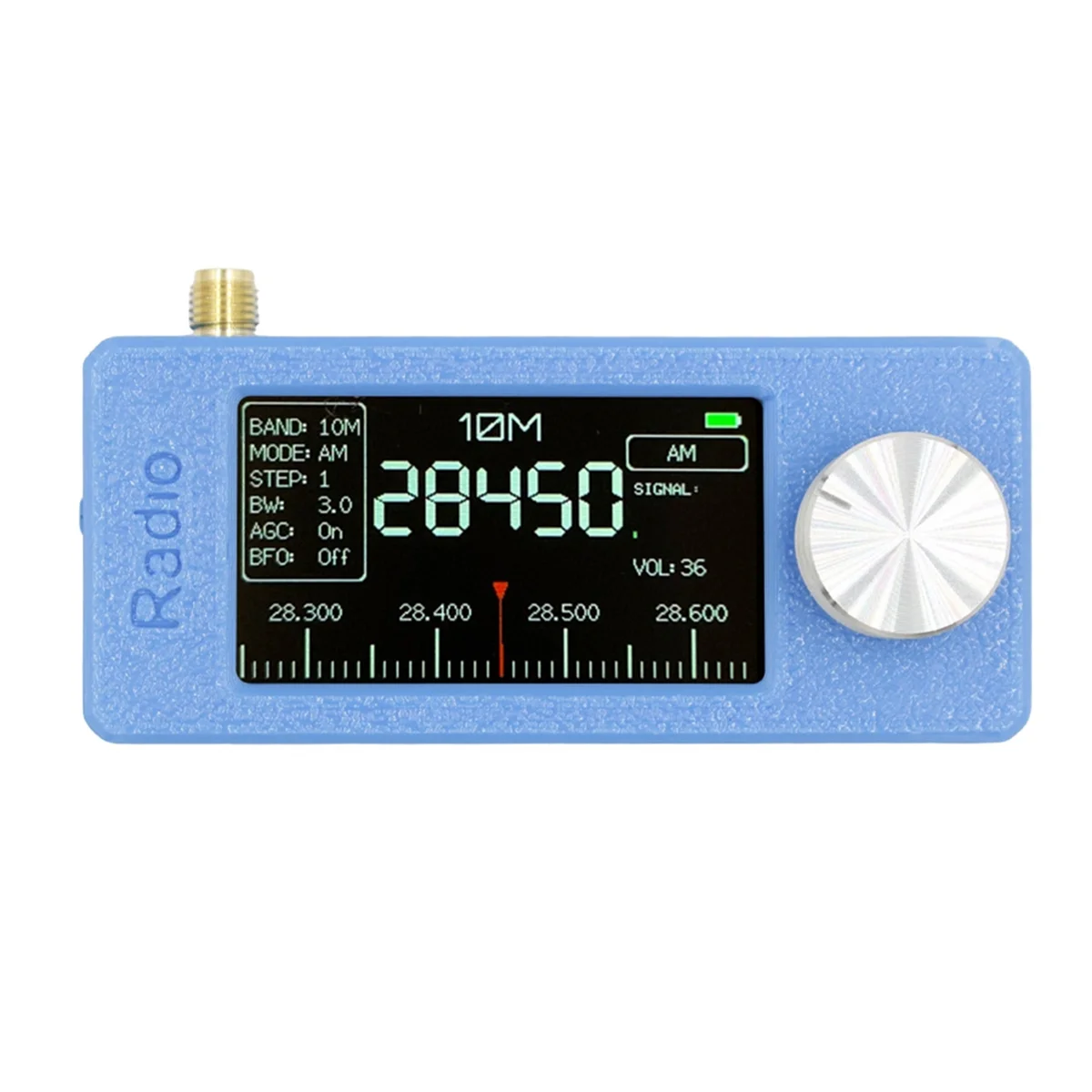 

A72Z Mini SI4732 SMA Interface Mini Loop Antenna Pocket Size Radio Receiver Mini Radio LSB USB AM FM Radio